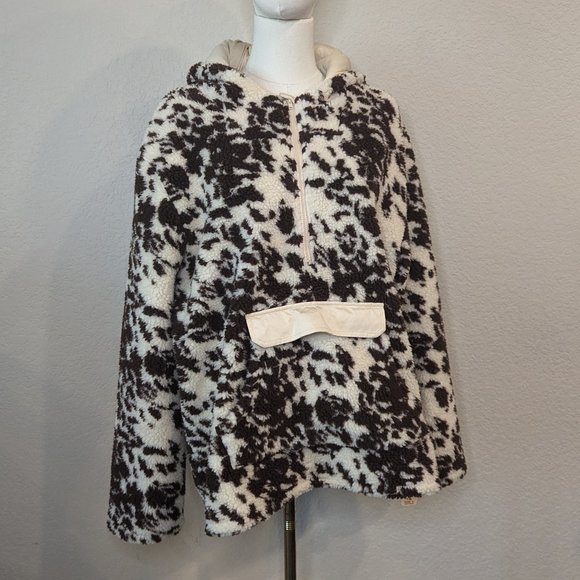 Crazy Train Western Wild Sherpa Half Zip Pullover | Sz L NWOT - Picture 2 of 6